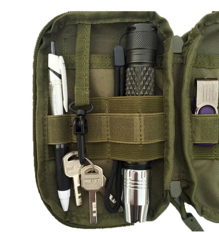 Tactical MOLLE EDC Pouch - Multifunctional Waist Pack Organizer