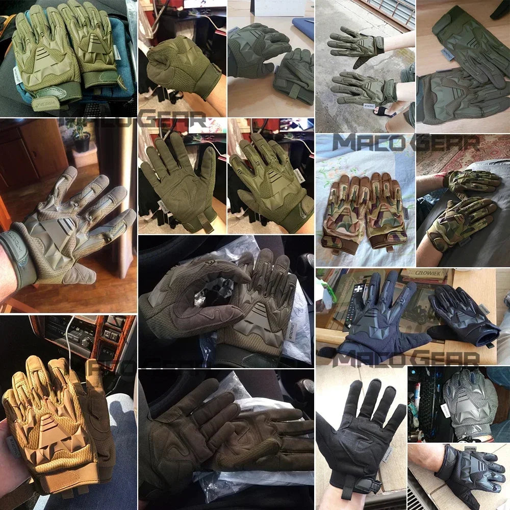 Tactical Full Finger Gloves - Combat & Outdoor Sports