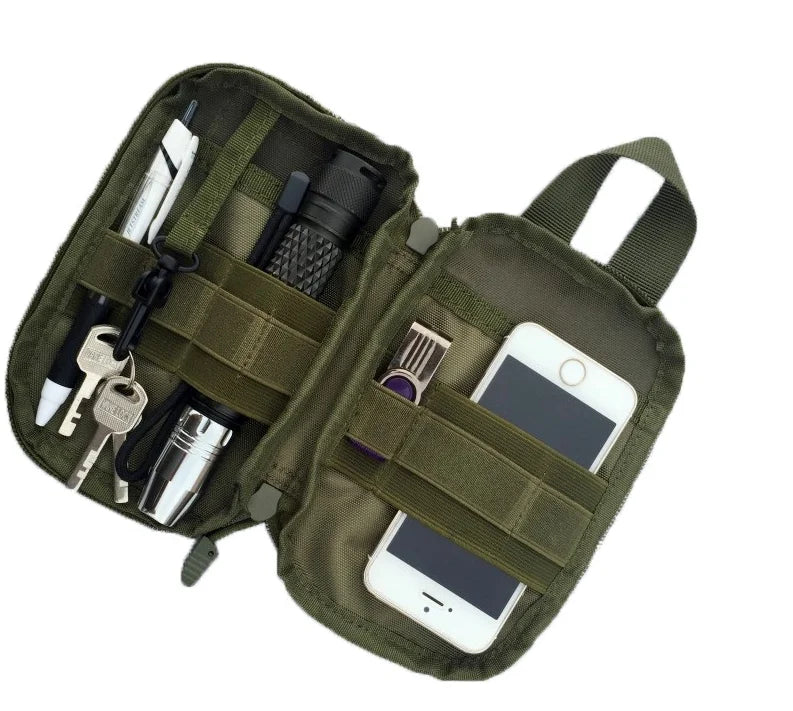 Tactical MOLLE EDC Pouch - Multifunctional Waist Pack Organizer