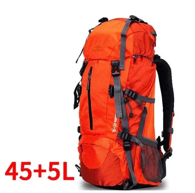 Naturehike 50-60L External Frame Hiking Backpack - Multi-Function Camping Rucksack