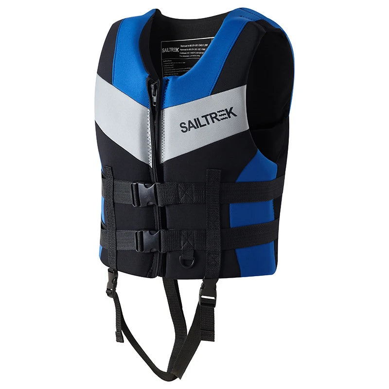 SWROW Neoprene Life Vest - Water Sports Safety Jacket for Kayaking, Skiing & Boating