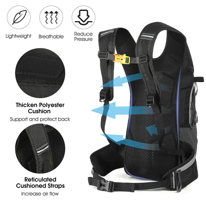 WEST BIKING 16L Cycling Hydration Backpack - Ultralight Pack for MTB, Hiking & Climbing