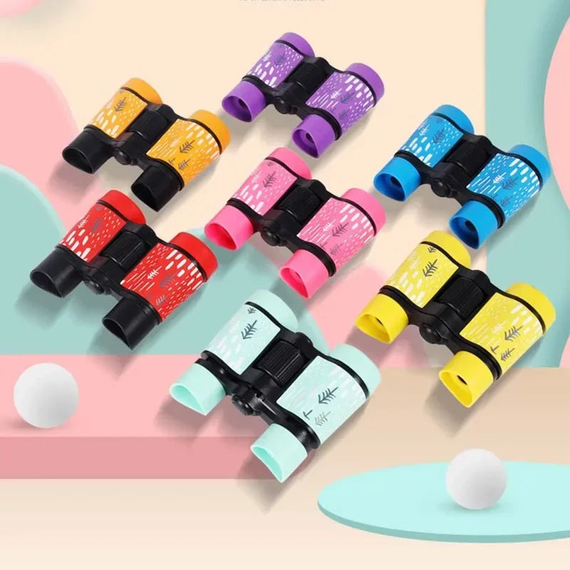 Kids Educational Binoculars 4x30 - Durable Folding Telescope for Children