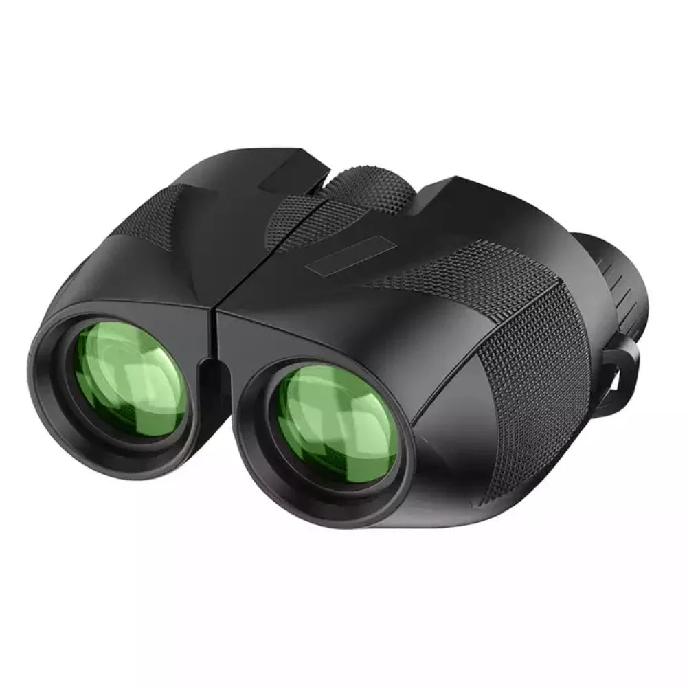 Ponbos 10x25 HD Compact Binoculars - Portable High-Powered Optics for Outdoor Adventures