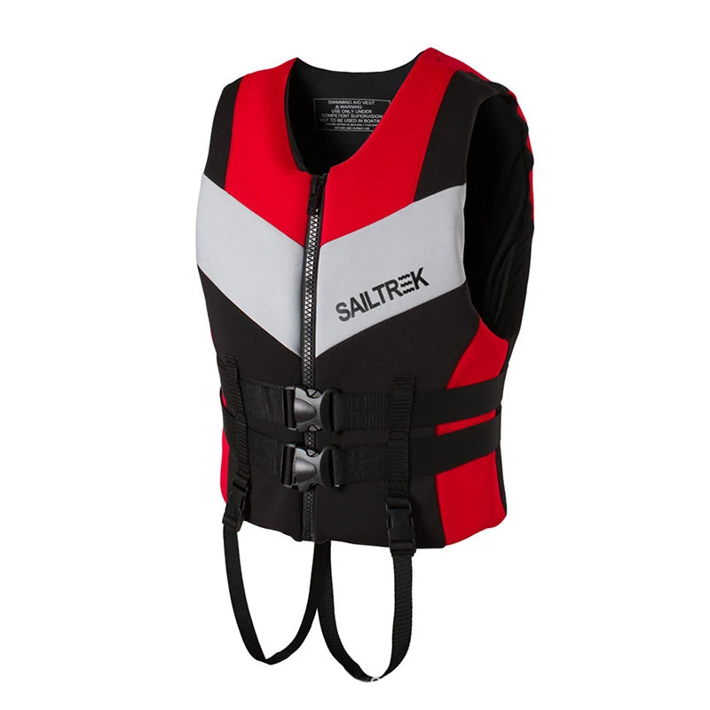 SWROW Neoprene Life Vest - Water Sports Safety Jacket for Kayaking, Skiing & Boating