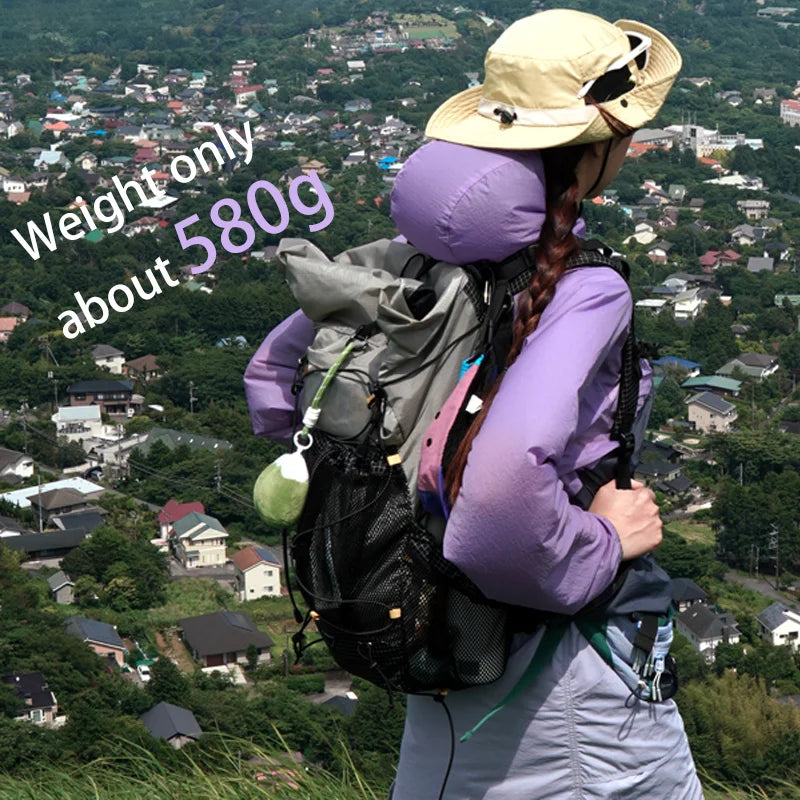 BISINNA 35L Ultralight Camping Backpack - Expandable 25+10L Hiking Pack for Men & Women