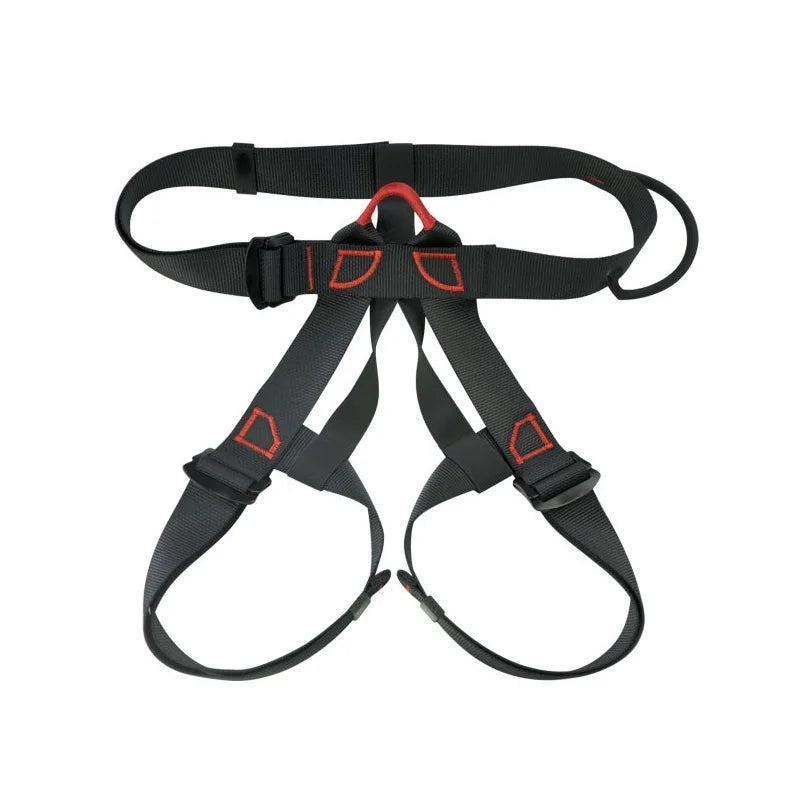 Professional Rock Climbing Half-Body Harness - Safety Belt for Mountaineering & Aerial Sports