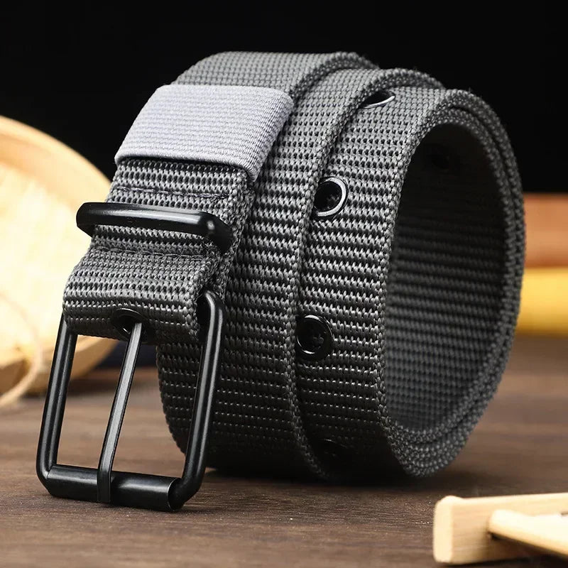 Tactical Canvas Belt - Durable Nylon Weave for Men & Women