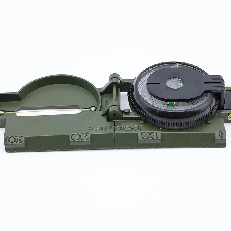 Professional Waterproof Metal Compass - High Precision Navigation for Hiking & Mountaineering