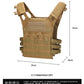 Tactical MOLLE Vest - Lightweight Multi-Function Military Training Gear