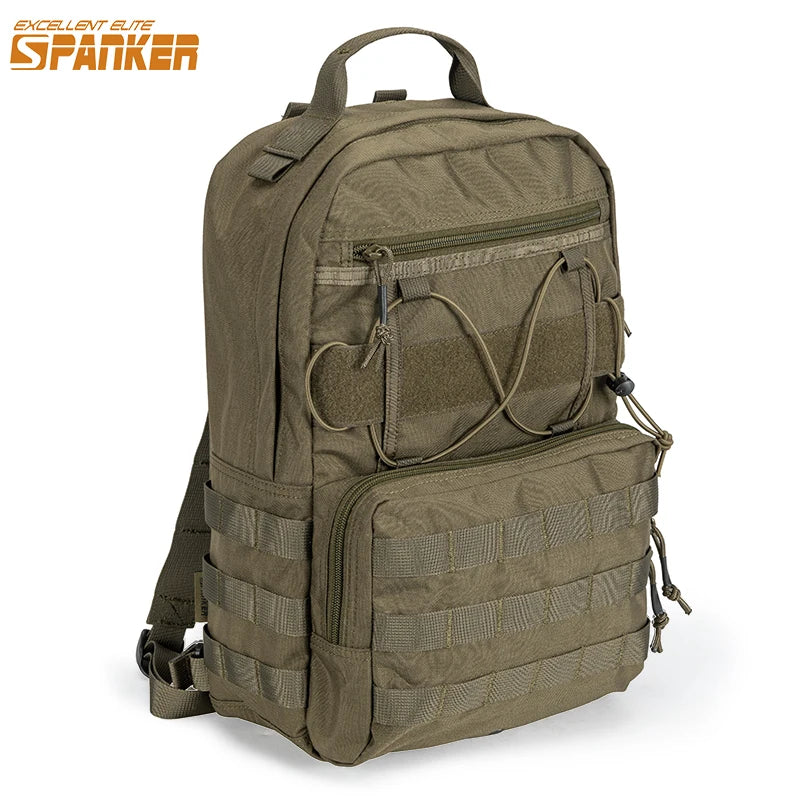 EXCELLENT ELITE SPANKER 15L Tactical Hydration Backpack - MOLLE EDC Pack for Hiking & Hunting
