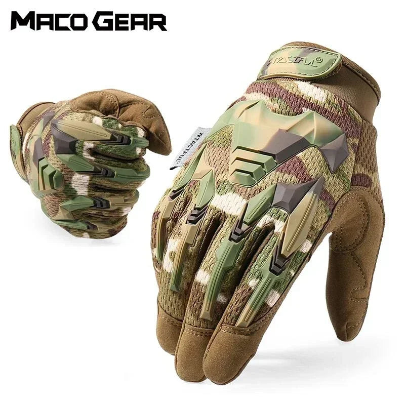 Tactical Full Finger Gloves - Combat & Outdoor Sports