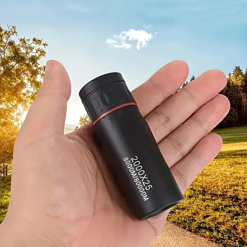 Compact HD Monocular Telescope 2000x25 - Portable for Travel & Outdoor Adventures