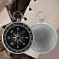 Portable Aluminum Pocket Compass for Outdoor Navigation