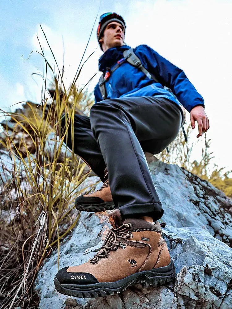 GOLDEN CAMEL Waterproof Hiking Boots - Professional Outdoor Tactical Footwear